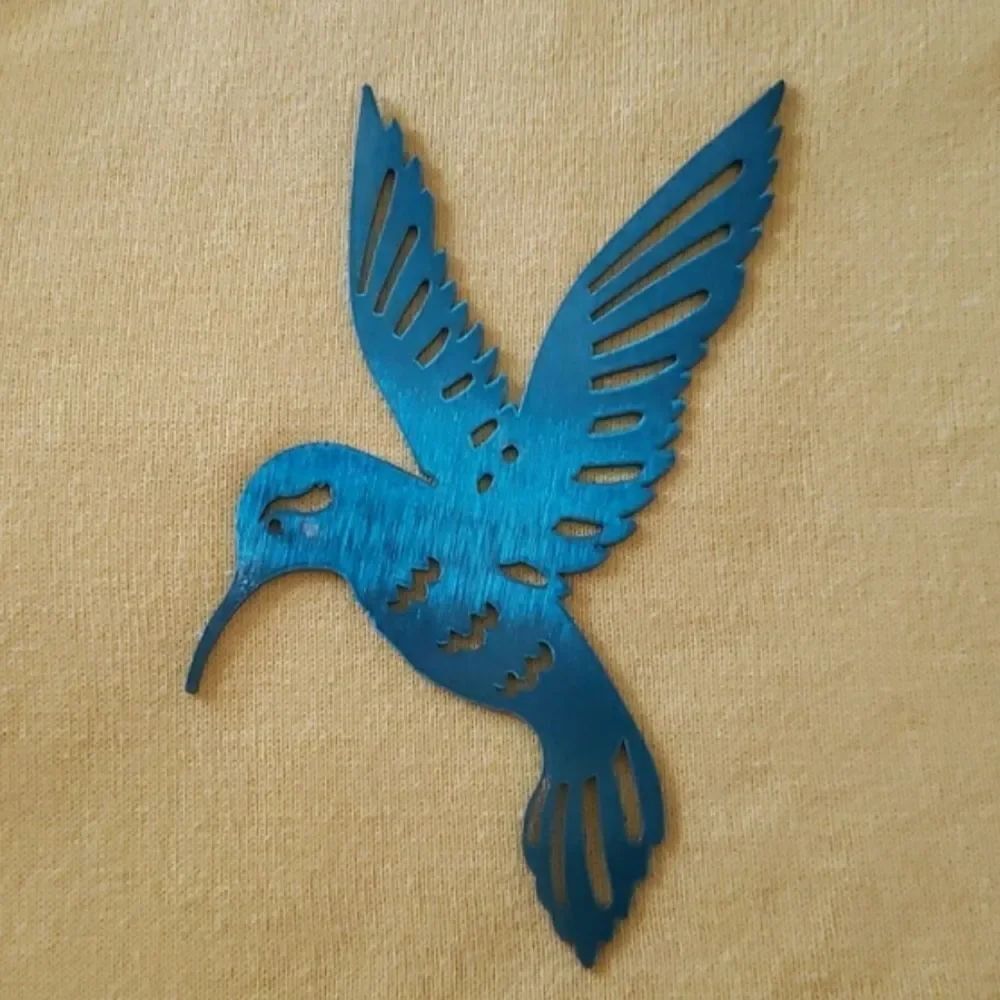 Metal Hummingbird Wall Decor - Picture 10 of 12